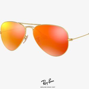 Red Polarized Aviator Ray Bans